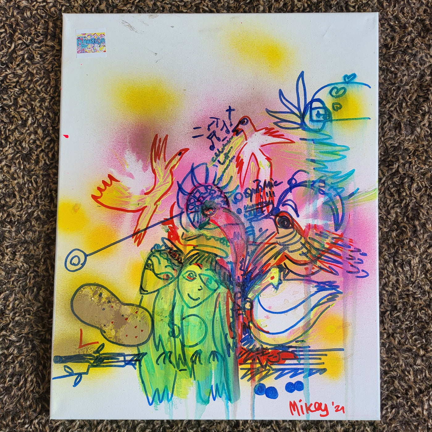 Painting °415 Peanuts & not Peanuts